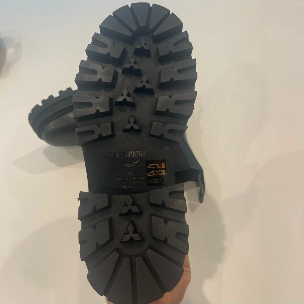 $498 Zadig & Voltaire Ride Chelsea Boots NIB SIZE 36 - Picture 9 of 10